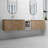 Jazmeen 82.92'' Double Bathroom Vanity with Resin Top-113432757