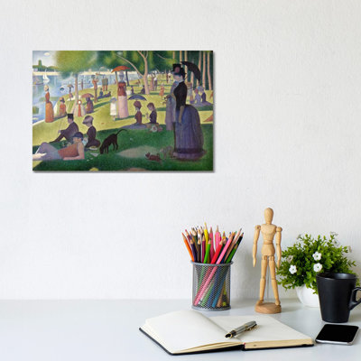 'Sunday Afternoon on the Island of La Grande Jatte' by Georges Seurat Painting Print on Canvas