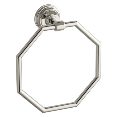 Pinstripe Wall Mounted Towel Ring