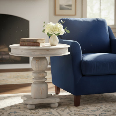 Dominica Solid Wood Tray Top End Table