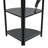 5 Tier Corner Shelf With LED Light And USB Plug, Glass Holder, Space-Saving Tall Standing Bookshelf
