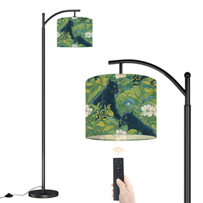 Lampe sur pied à arc avec abat-jour réglable Panther