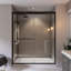 56" - 60" W x 72" H Double Sliding Framed Shower Door with  SGCC-certified Tempered Glass-87684013