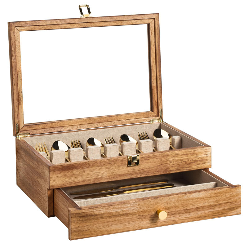 Manufactured Wood Rectangle Chest / Box