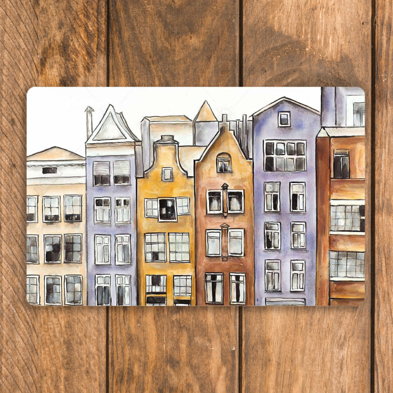 Polypropylene Plastic Cities & Maps Rectangle Placemat