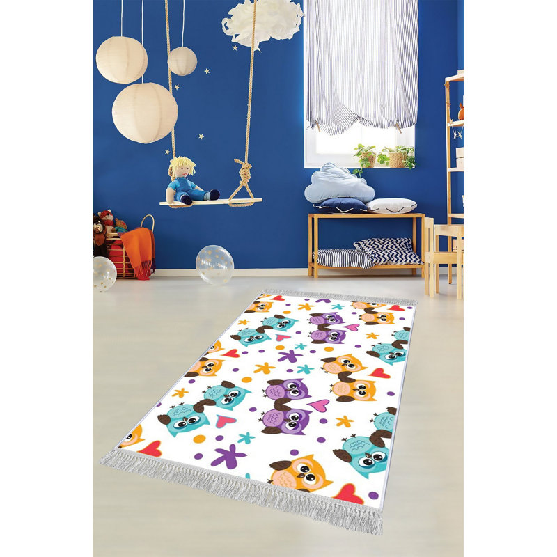 Bocana Kilim Purple/Green/Yellow Rug, Rectangle 180 x 280cm