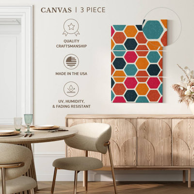 Motif hexagonal Avery Mid-Century