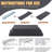 YZ home Outdoor Bench Cushion 4 inches Memory Foam Waterproof Patio Furniture Bench Cushion Porch Swing Cushion with Handle and Adjustable Strap, 48 x 18 Inch Dark Gray-1373331670-1373331672