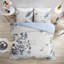 Housse de couette pour très grand lit / très grand lit - attrait chic et décontracté avec magnifique imprimé floral, literie multicolore 1 et 2 taies décoratives, attaches de coin à fermeture à boutons, ornement de chambre à coucher en coton au design doux, 3 pièces incluses-119383957-119383958