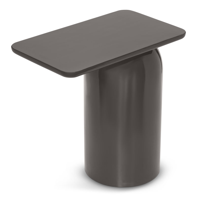 Alessia End Table, Obsidian Green
