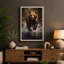 Bear In Water Boho - Print-136734997-136734996