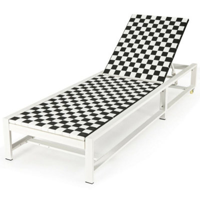 Outdoor Metal Chaise Lounge