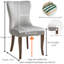 Chaise d'appoint rembourrée en velours Ellias-1542981117