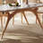 Rectangular Artificial Marble Dining Table Set-105249483