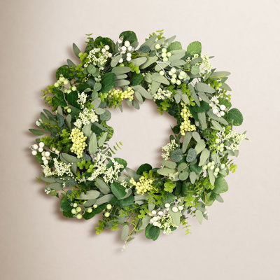 Primrue 24" Handcrafted Eucalyptus Wreath