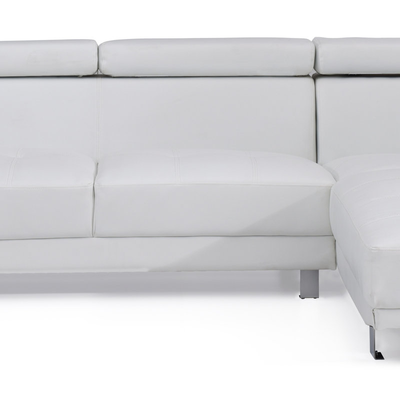 Canapé modulaire longue durée (sans repose-pieds), Blanc
