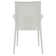 Mace Stackable Plastic Dining Armchair with Weave Design