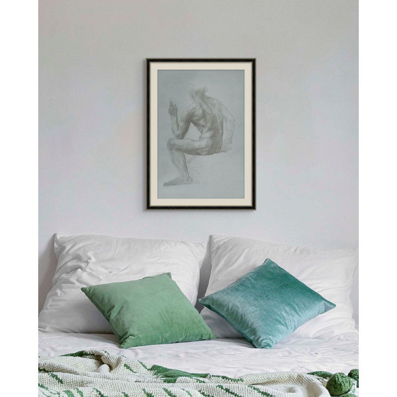 Figure Study 2 Framed Print, 22.88" H x 17.88" W