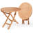 Jynia 31.5" Indonesia Teak Wood Dining Table