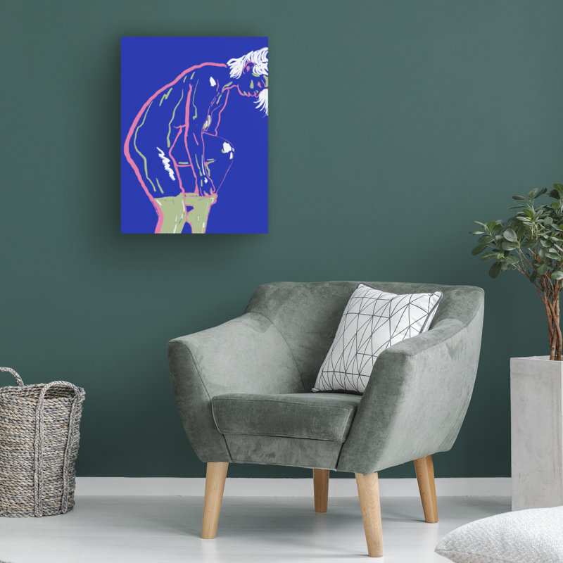 Art sur toile, bolognaise, petit doyen, Leggings verts, H 14 po x l 19 po
