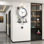 Horloge murale minimaliste moderne 30 pouces pour salon - élégante horloge décorative silencieuse sans finition