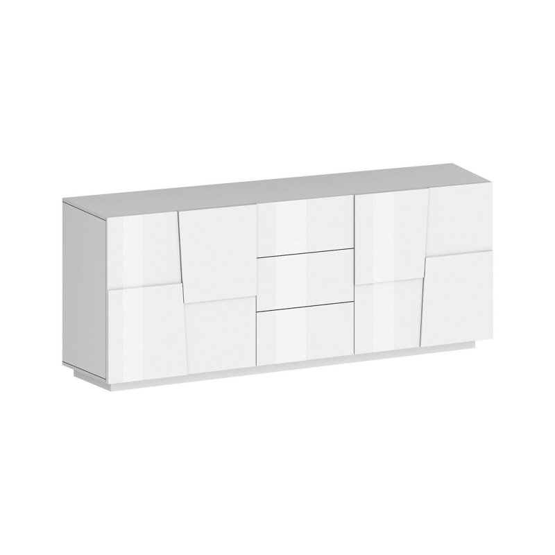 Wilton 220cm Sideboard, Glossy White