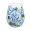 Verre à vin sans pied 20 oz. Enesco Lolita Hydrangea