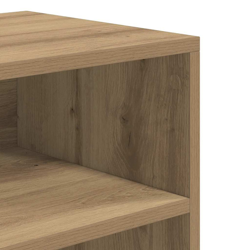 Shivin 71.5cm H x 60cm W Bookcase, Artisan Oak