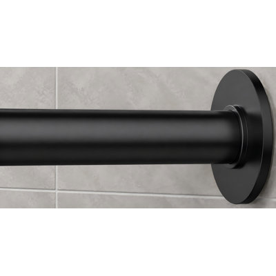 Ces tringles à rideaux de douche noires s'ajustent de 18 à 79 pouces et conviennent aux espaces de 20 à 78 pouces; La conception à ressort durable offre une résistance à la rouille, s'installe sans perçage et est destinée aux salles de bain, aux chambres à coucher, aux cuisines, aux balcons et aux maisons.