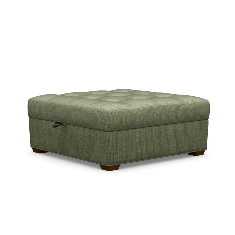 Baxter Square Ottoman, Big Sur, Twale 721042