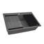 33'' L Drop-In Double Bowl Granite Kitchen Sink-330867499