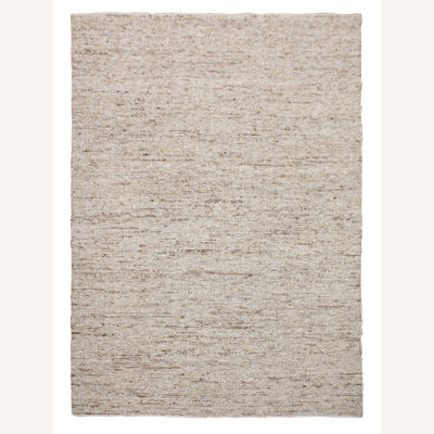 Rafael Wool Area Rug in Light Pink