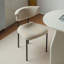 Ensemble de 2 chaises d'appoint Modern Beige
