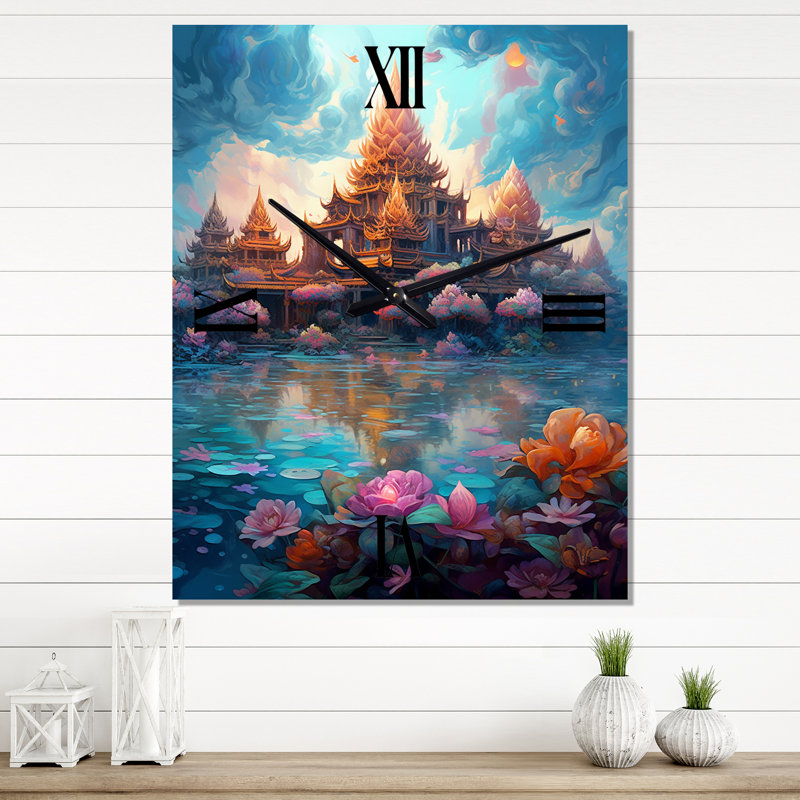 Brainna - Horloge murale moderne asiatique, Petit