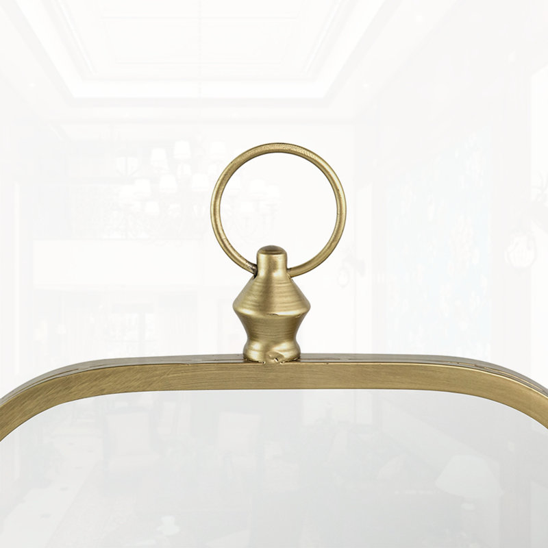 Miroir mural champagne doré