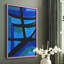 Impression sur toile «Invontract Blues I» - bois massif-1266924112-1266924115