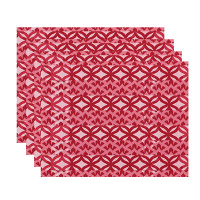 Aksel Polyester Geometric Rectangle Placemat
