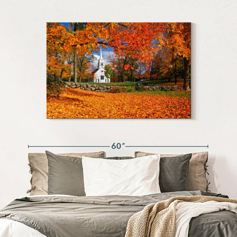 Couleurs d'automne Arney New Hampshire, H 32 po x l 48 po