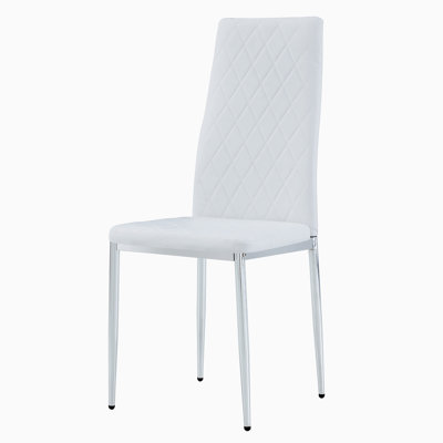 Chaise d'appoint en similicuir