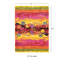 Tapis abstrait à tissage plat rose / orange-20211145