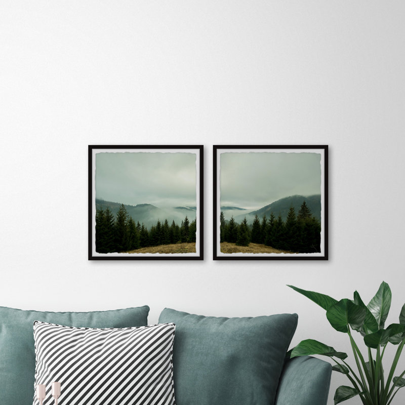 Chavis Santa on Vacation 2 Piece Single Picture Frame Painting Set, 81cm H x 162cm W x 3.81cm D