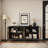 60.3" With 4 Doors For Buffet Cabinets, Glazed Painting Art Storage Cabinets, Control Console Table Decorative Cabinets, Living Room, Bedroom, Dining Room