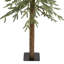 Arbre de Noël artificiel alpin moyen pré-éclairé - lumières DEL claires-106854059