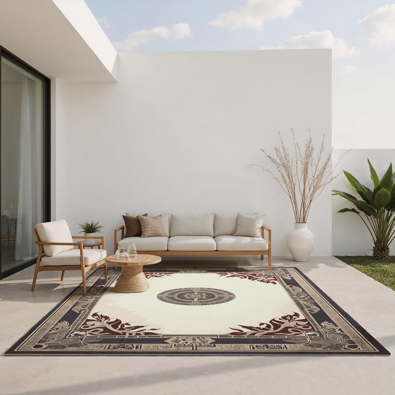 Tapis intérieur et extérieur Delphi Legacy, Rectangle 5 pi x 7 pi