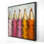 Impression de crayons de couleur sur toile-257625338-257625339