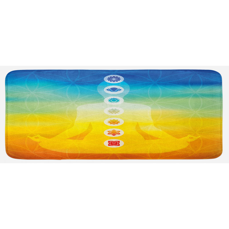 Eclectic Polyester Kitchen Mat