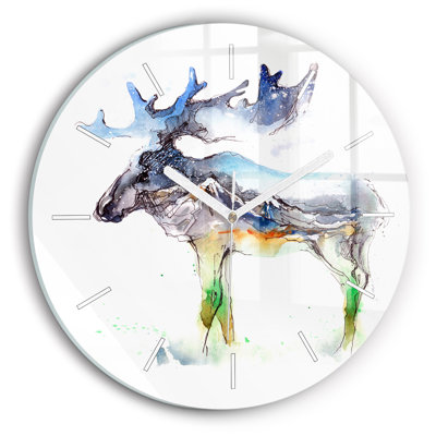 Glass Wall Clock