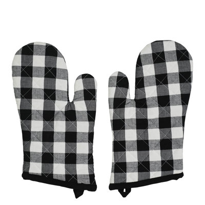 Ensemble de gants de cuisine Annie 100% coton Annie Buffalo Check VHC Brands