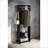 Hall Tree, Modern Espresso with Storage, Mirror &amp; Casters | Espresso | Synthetic Wood