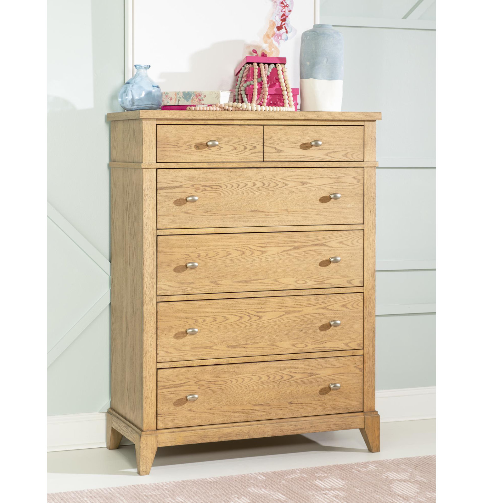 Today's Traditions Drawer Chest (5 Drawers), Tan